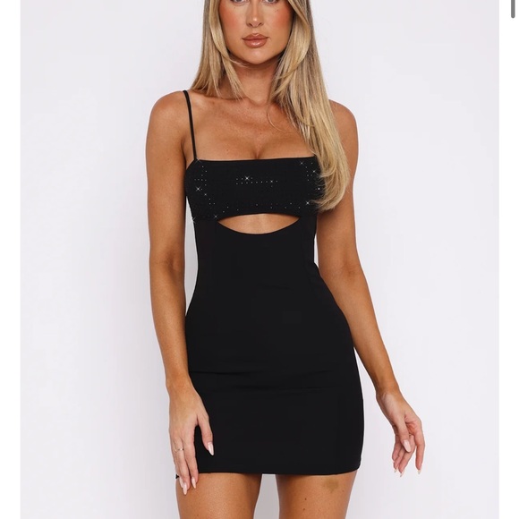 WhiteFox black bodycon dress - Picture 2 of 2